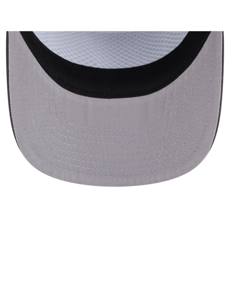 Men's Charcoal Los Angeles Kings Washed Patch 19TWENTY Trucker Adjustable Hat