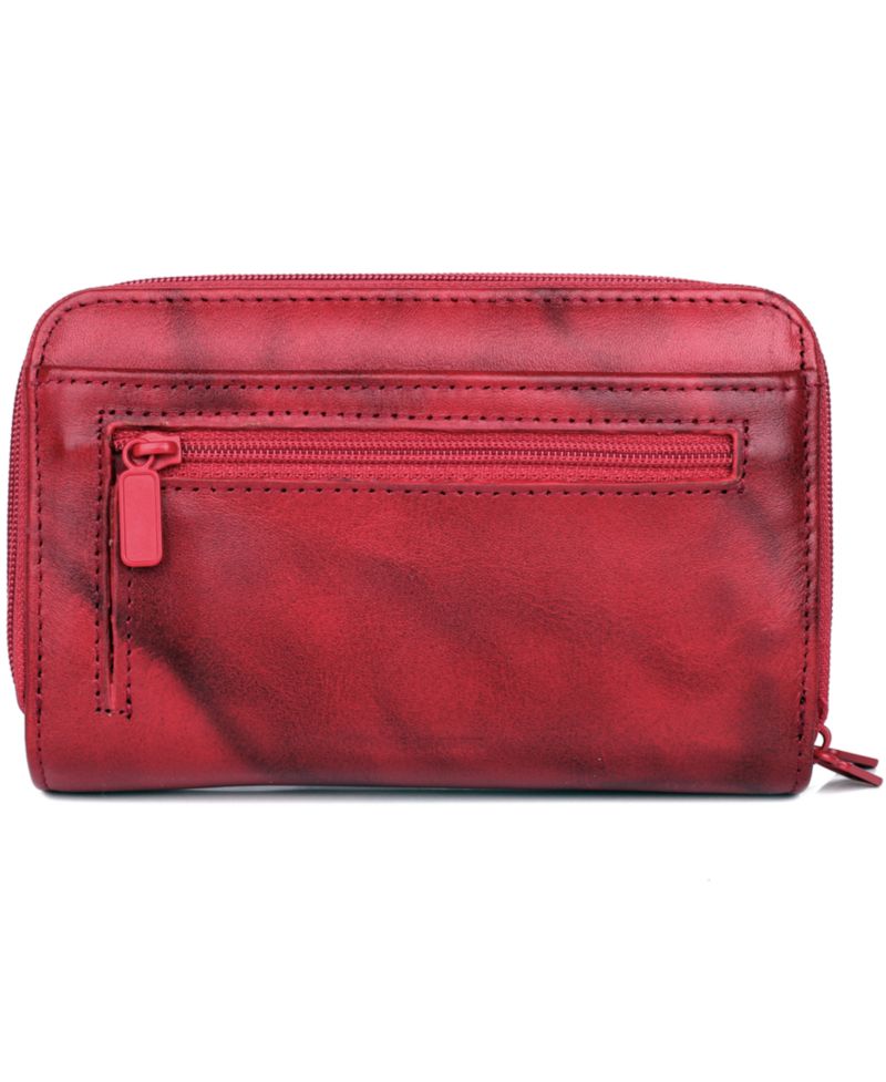 Women's Heiress Double Zip Organizer Wallet