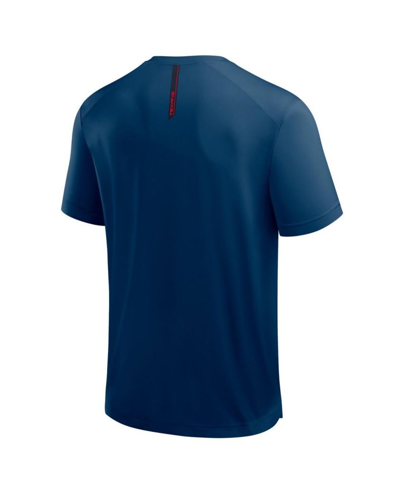 Men's Navy Houston Texans Front Office Move Mono T-Shirt