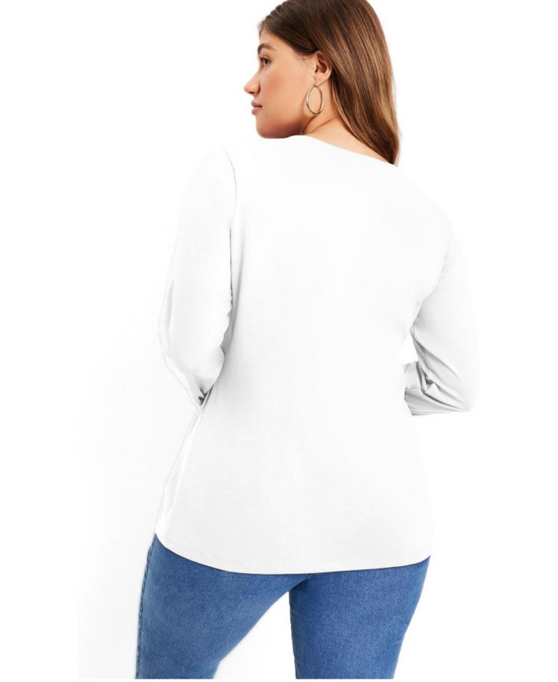 Women's June and Vie Long-Sleeve Crewneck One + Only Tee