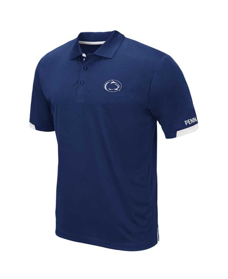 Men's Navy Penn State Nittany Lions Big and Tall Santry Polo Shirt