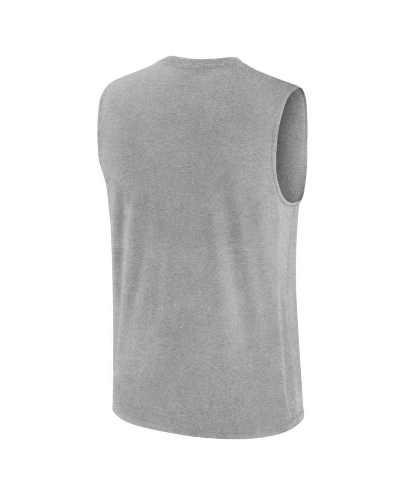 Men's Auburn Tigers Primetime Arch Legend Sleeveless Screen-Print Graphics Muscle Tank Top