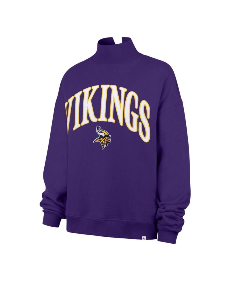 Women's Minnesota Vikings Vantage Oversized Mock Neck Sweatshirt