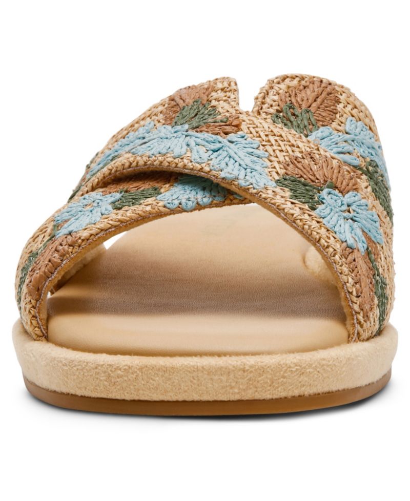 Women's Khloe Crossband Slide Flat Sandals