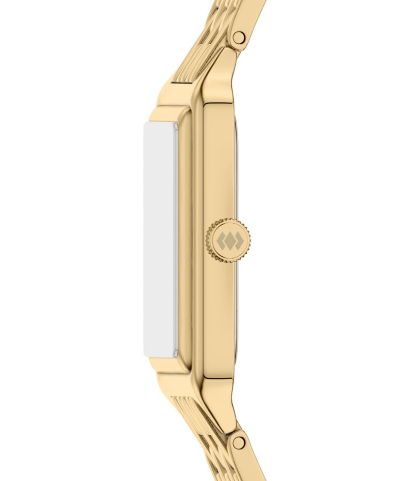 Women's Raquel Three-Hand Date Gold-Tone Stainless Steel Watch 23mm