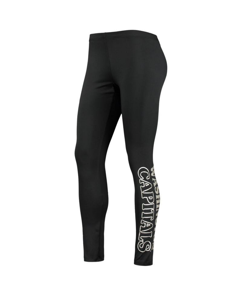 Women's Black Washington Capitals Stadium Leggings