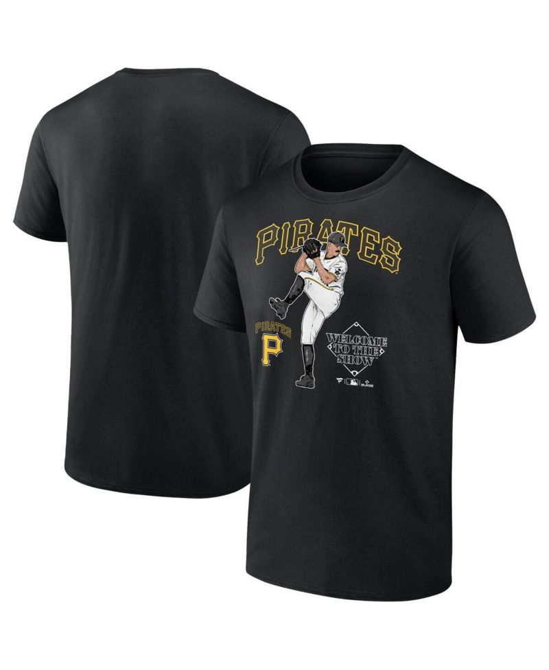 Men's Paul Skenes Black Pittsburgh Pirates Welcome To The Show T-Shirt