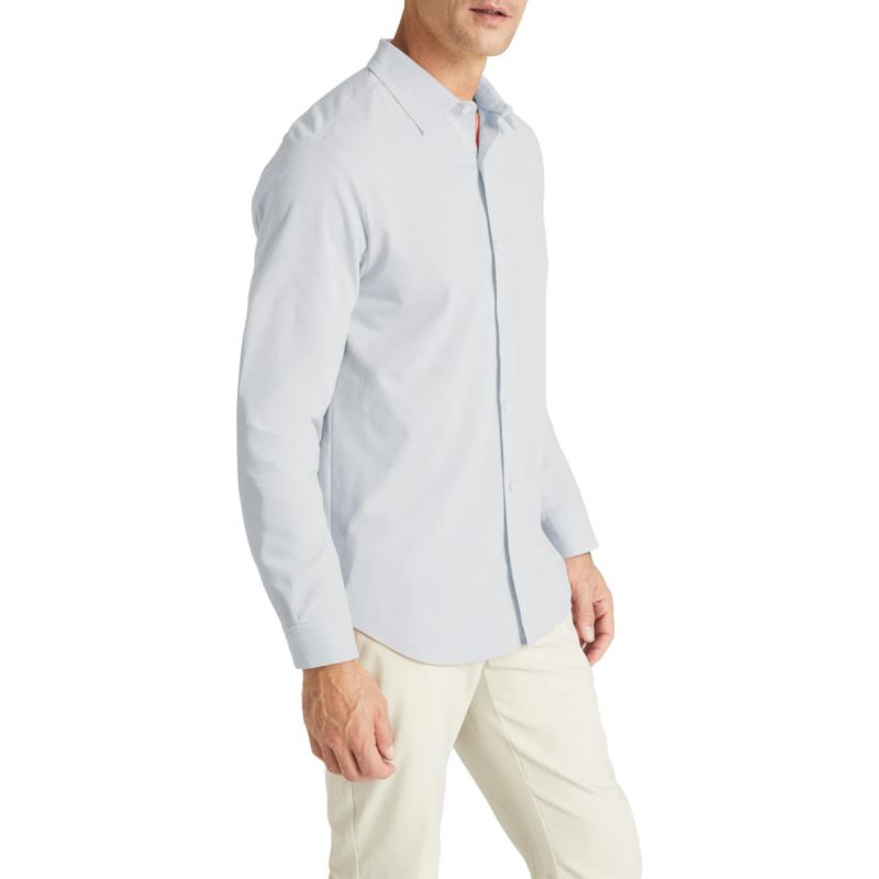 Men's Office-Leisure Collection Dry Tech Oxford Seamless Long Sleeve Shirt