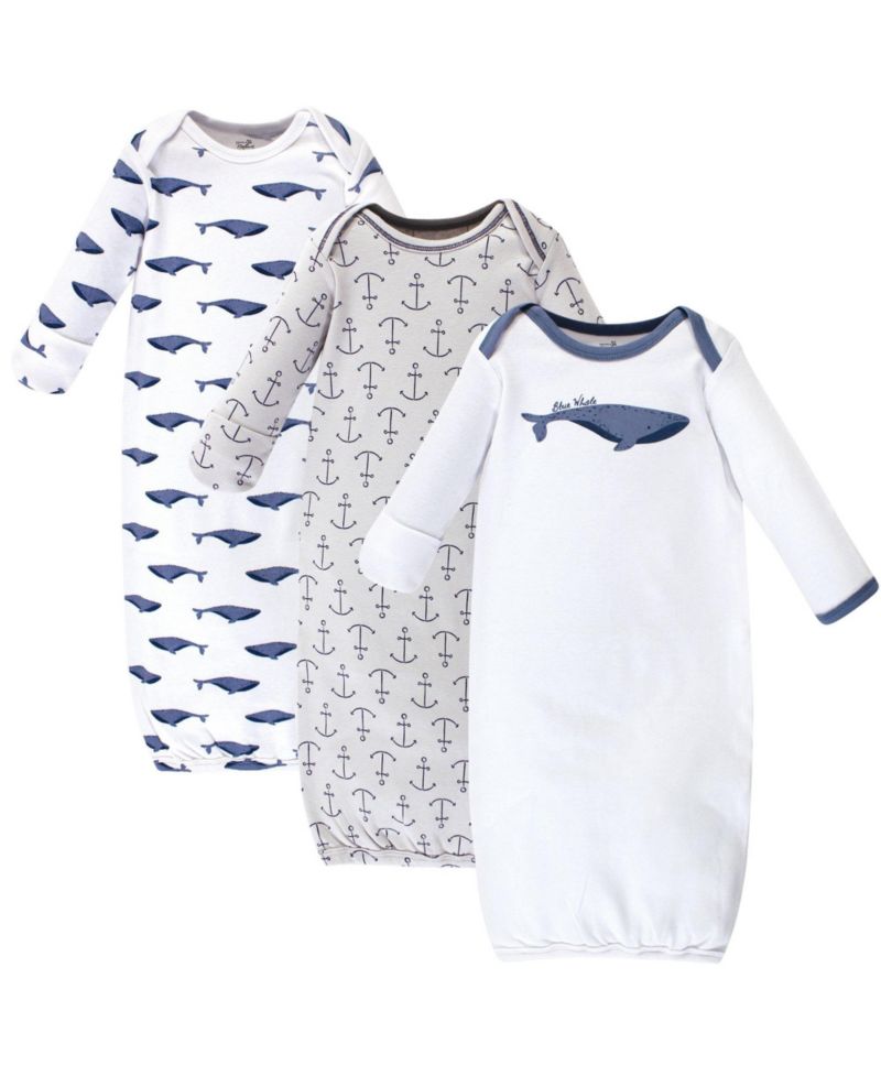 Baby Boys Soft Natural Cotton Sleep Gowns