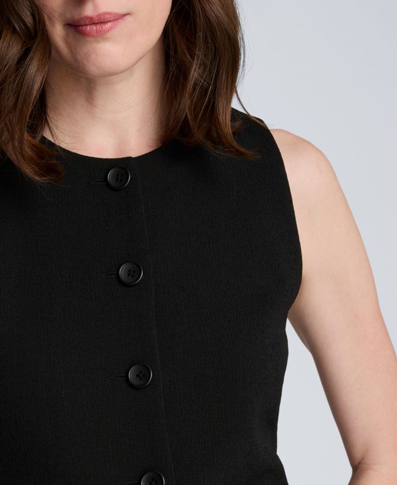 Women's Longline Crewneck Vest
