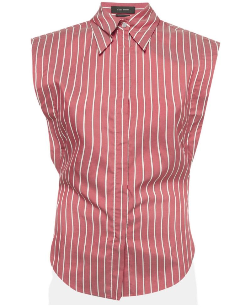 Women's Striped Silk Enza Shirt