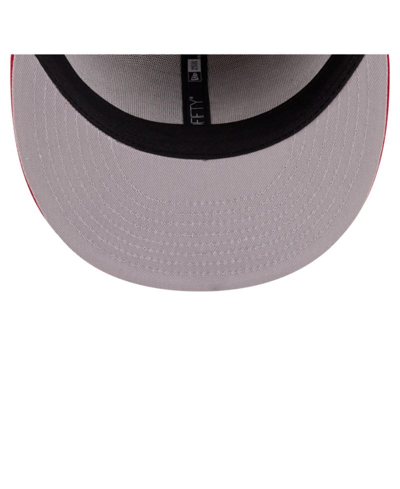 Men's Khaki/Red Washington Nationals Ice Cream 9FIFTY Snapback Hat