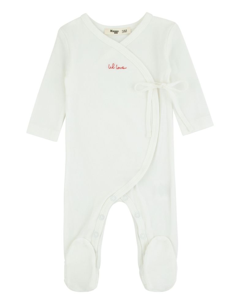 Baby ( 1M to 9 M ) Lil Love Embroidered Wrap Footie