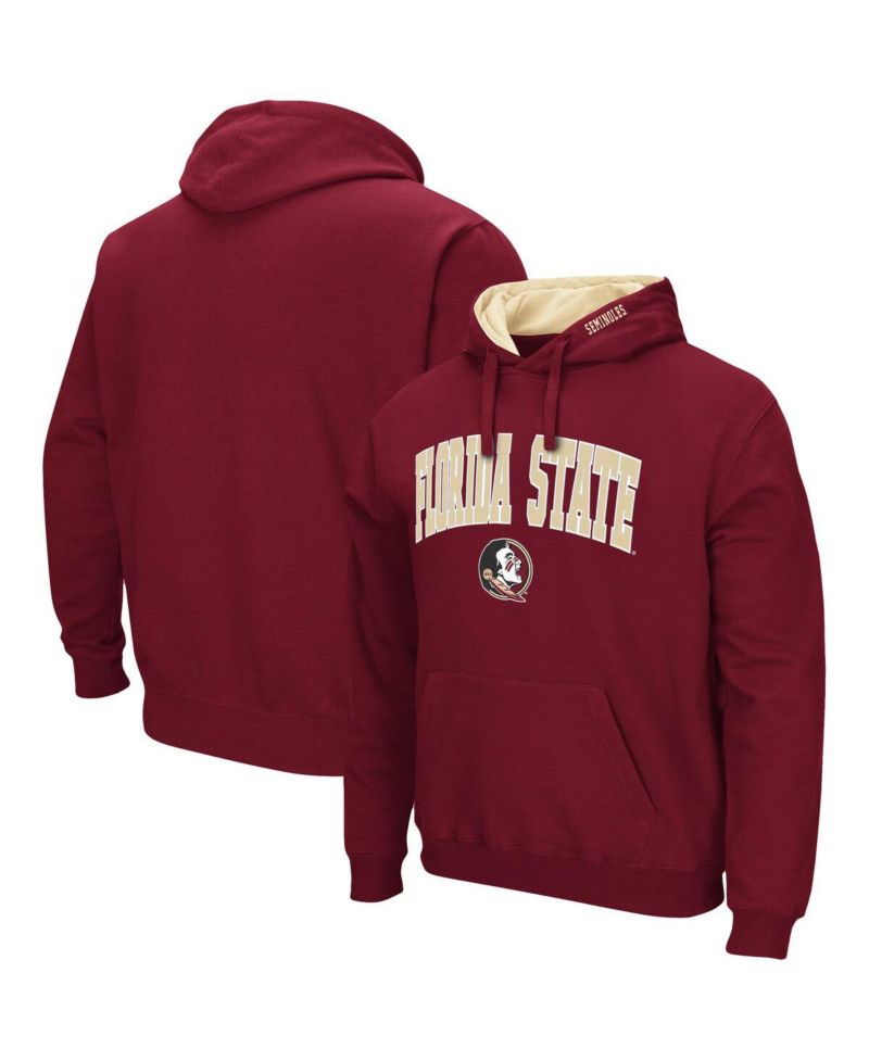 Men's Florida State Seminoles Arch & Logo 3.0 Pullover Hoodie