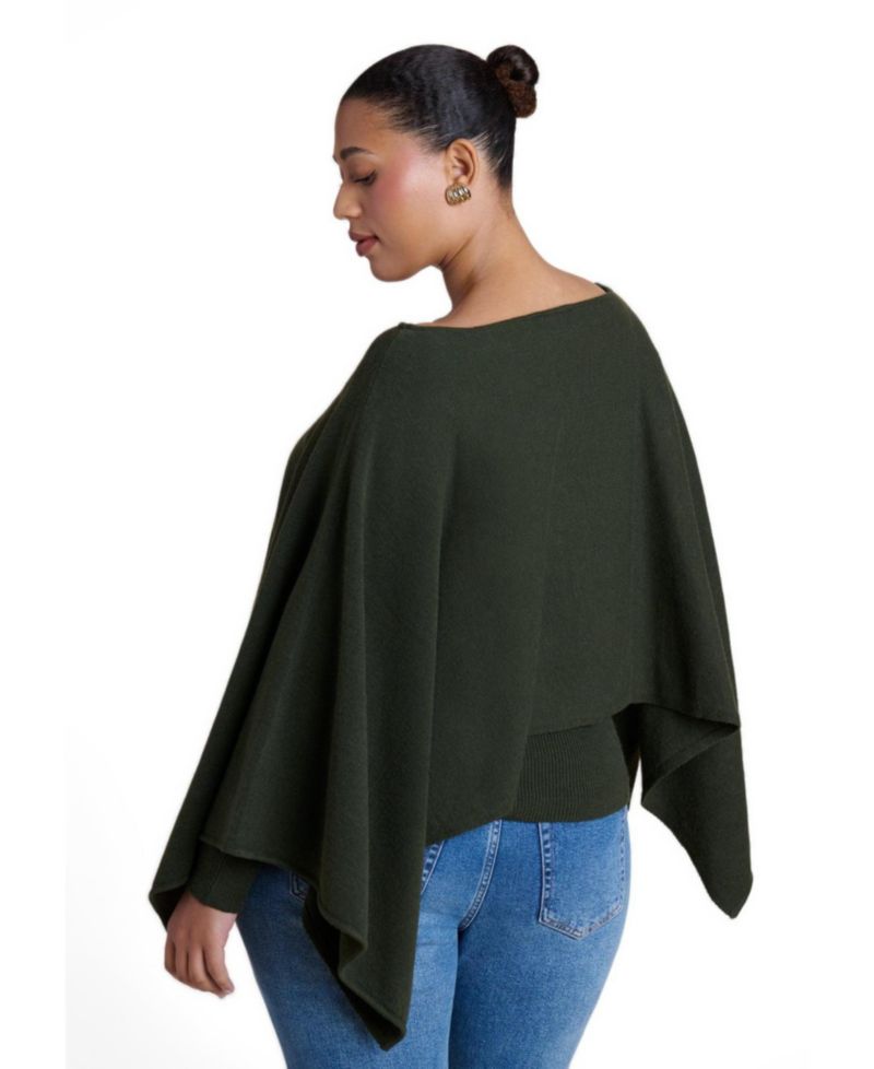 Women's Layered Cape Sweater