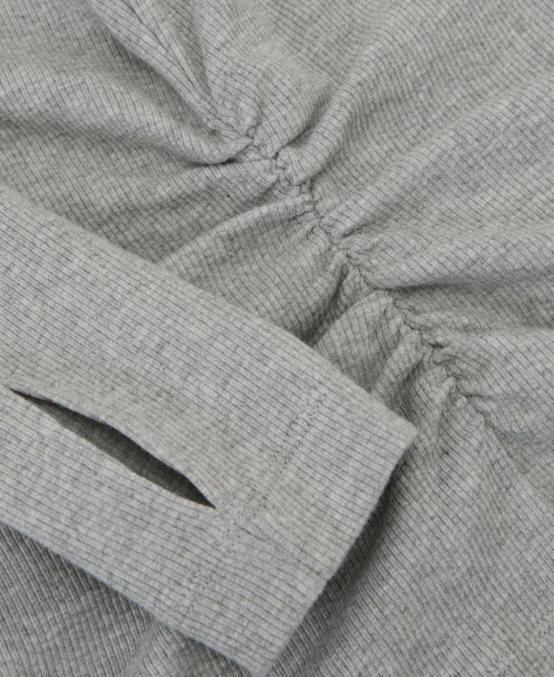 Women's Sandrine Long-Sleeve V-Neck Ruched T-Shirt