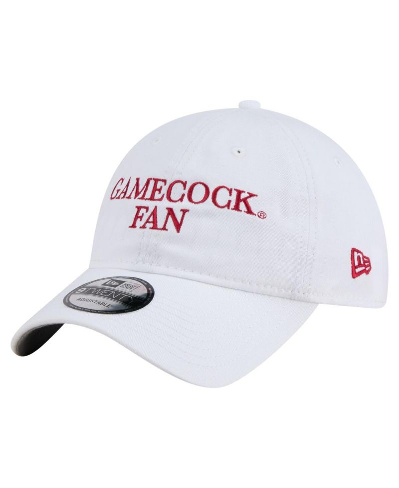 Men's White South Carolina Gamecocks Fan 9TWENTY Adjustable Hat