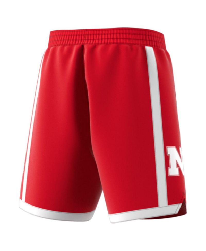 Men's Scarlet Nebraska Huskers Swingman Replica Basketball Shorts