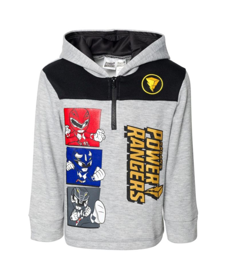 Toddler Boys Fleece Half Zip Pullover Hoodie