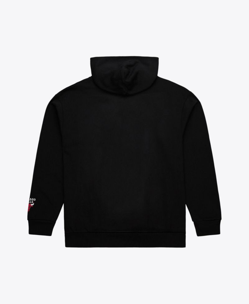 Men's Black Chicago Bulls Basic Fleece Hoodie