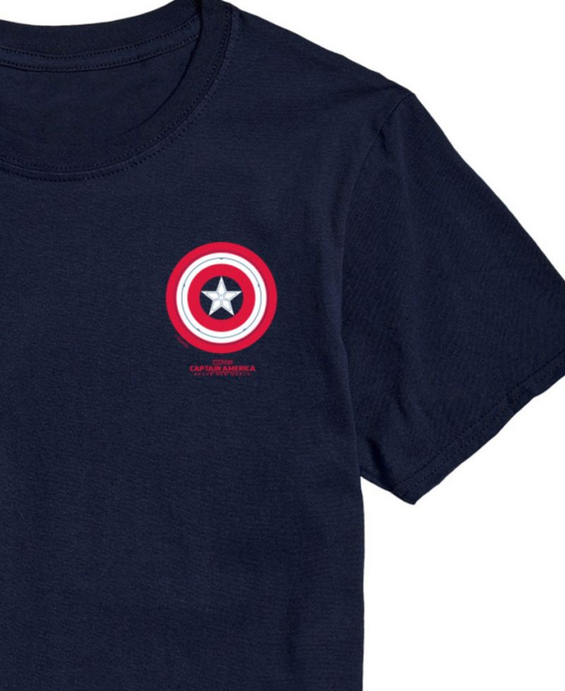 Men's Captain America Brave New World Logo Short Sleeve T-Shirt