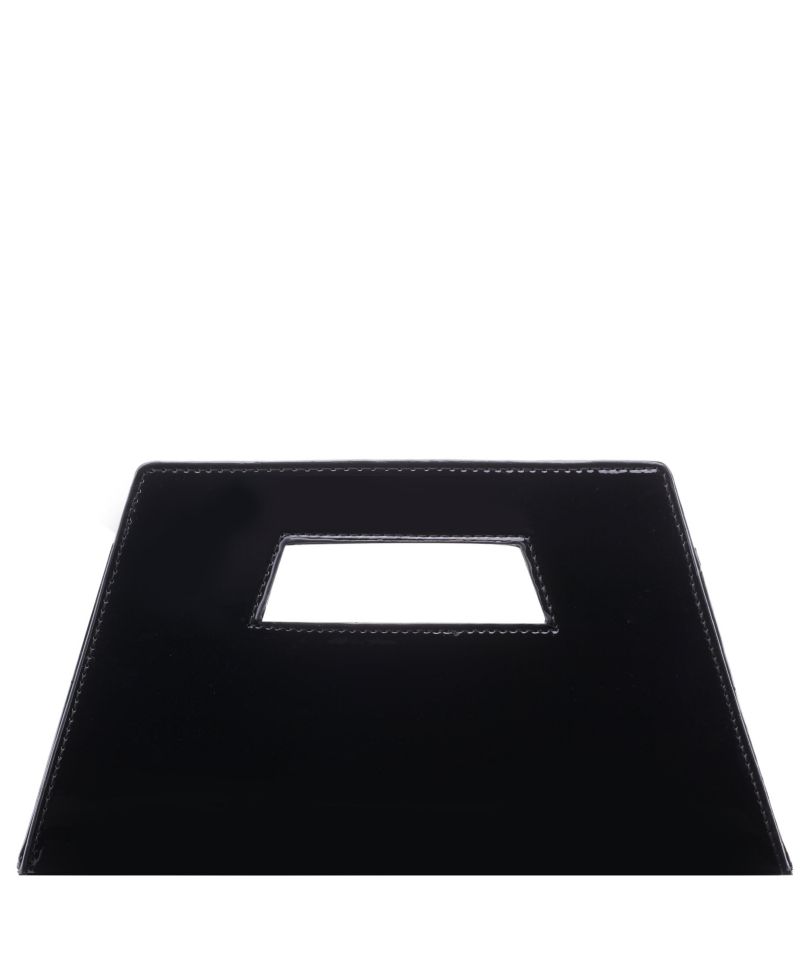 Cut Out Handle Trapezoid Clutch