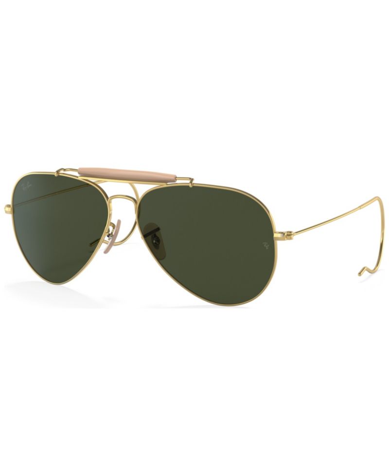 Unisex Outdoorsman Aviation Collection Sunglasses, RB303058-X 58