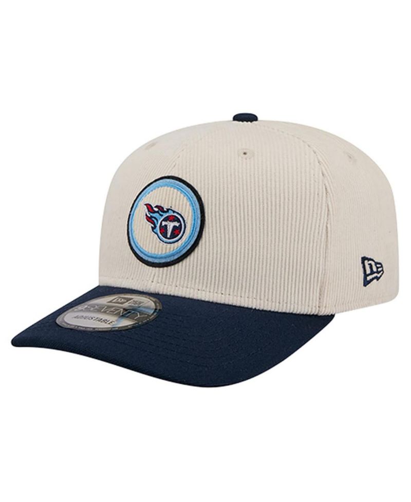 Men's Stone Tennessee Titans Loyal Corduroy 9SEVENTY Adjustable Hat