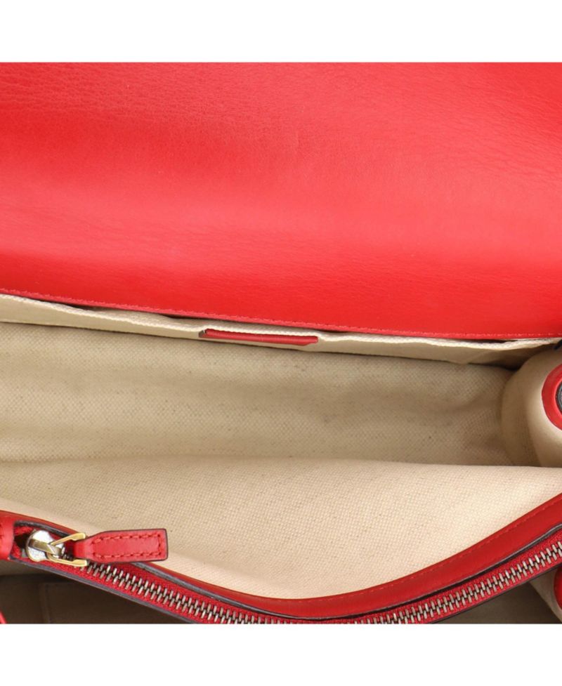 Medium Dionysus Bamboo Top Handle Bag Leather