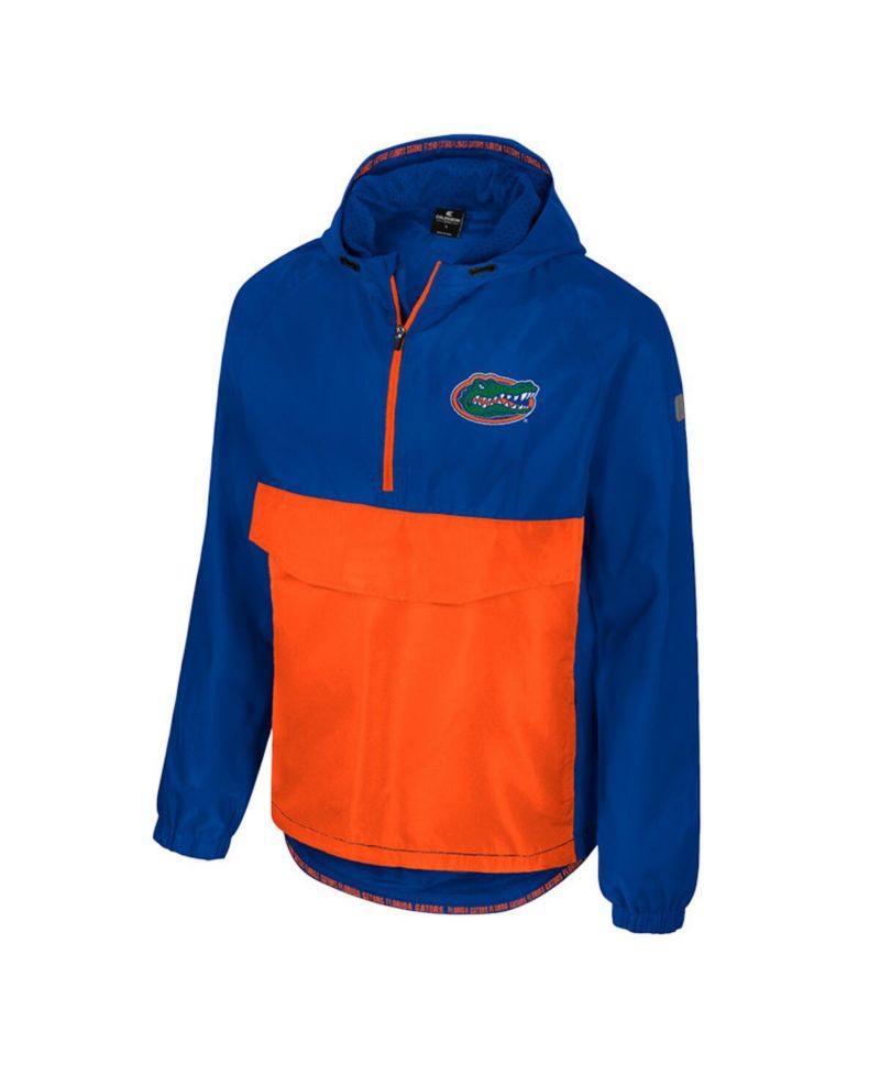 Men's Royal Florida Gators Reloaded Anorak Half-Zip Jacket