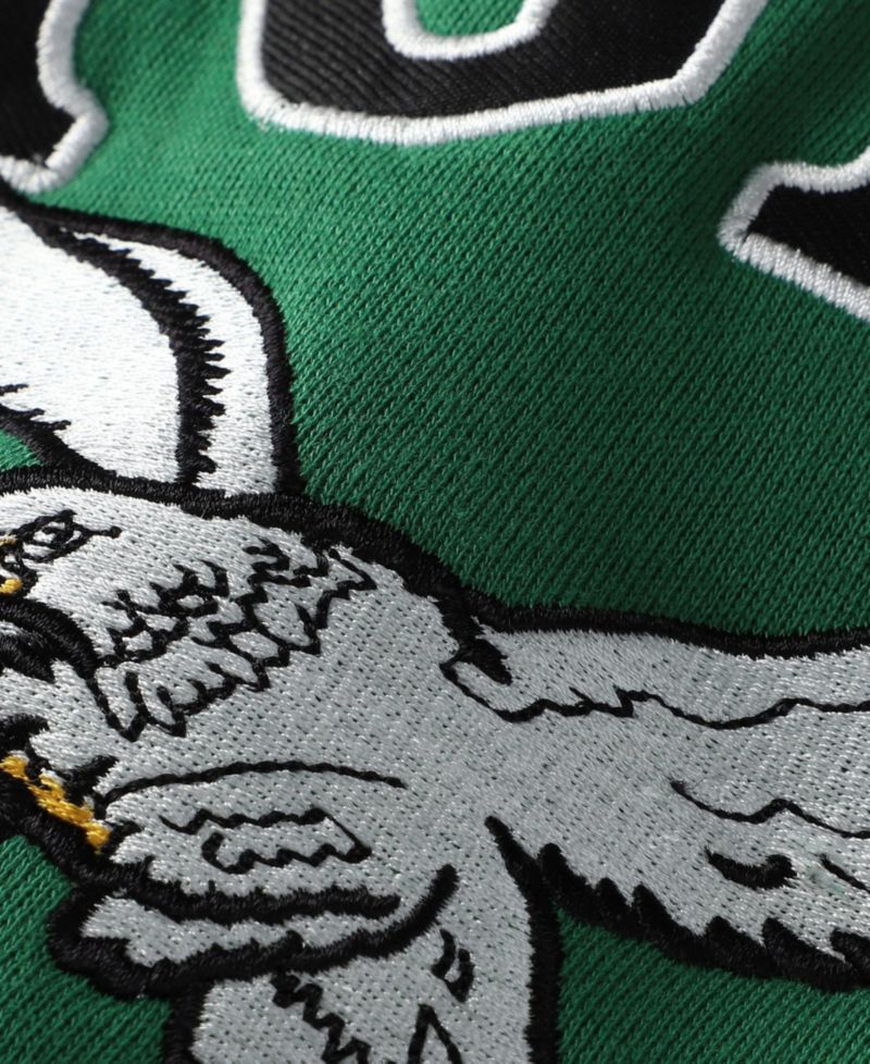 Women's '47 Kelly Green Philadelphia Eagles Plus Size Vantage Mock Neck Pullover