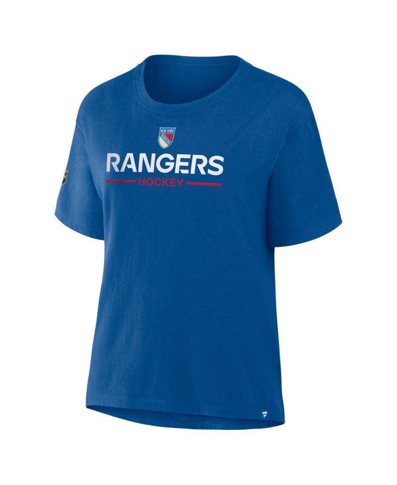 Women's Blue New York Rangers Centennial T-Shirt