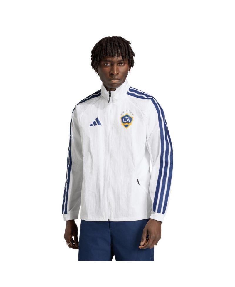 Men's White LA Galaxy 2026 Anthem Raglan Full-Zip Jacket