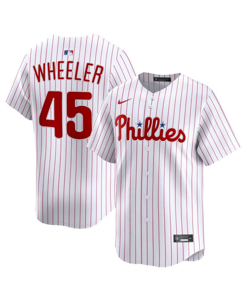 Men's Zack Wheeler White Philadelphia Phillies Home Limited Player Jersey