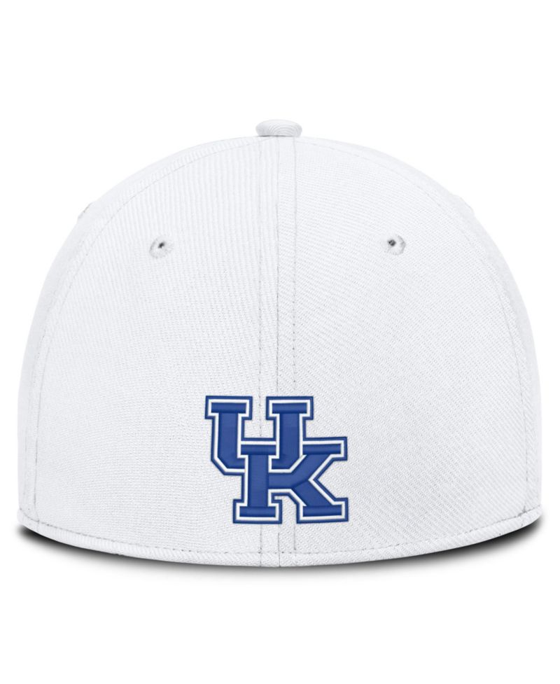 Men's White Kentucky Wildcats Game Day Rise Swooshflex Hat