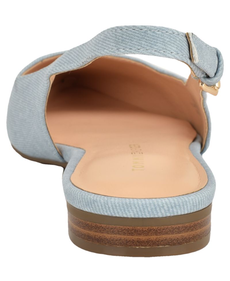 Women's Velina Pointed Toe Slingback Flats