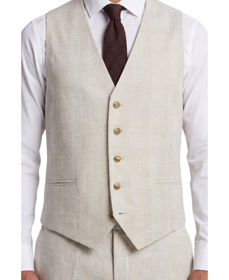 Men's Beckford Slim Fit Check Waistcoat