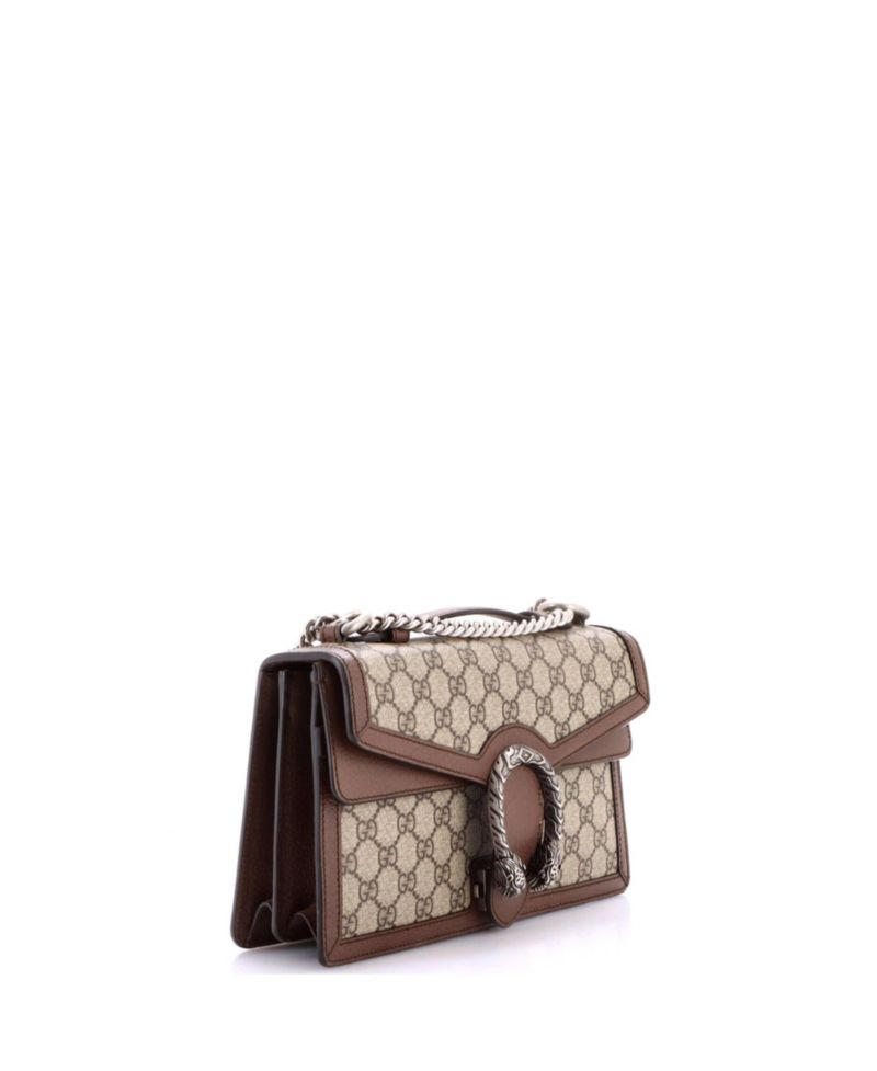 Small Dionysus Top Handle Chain Bag GG Coated Canvas