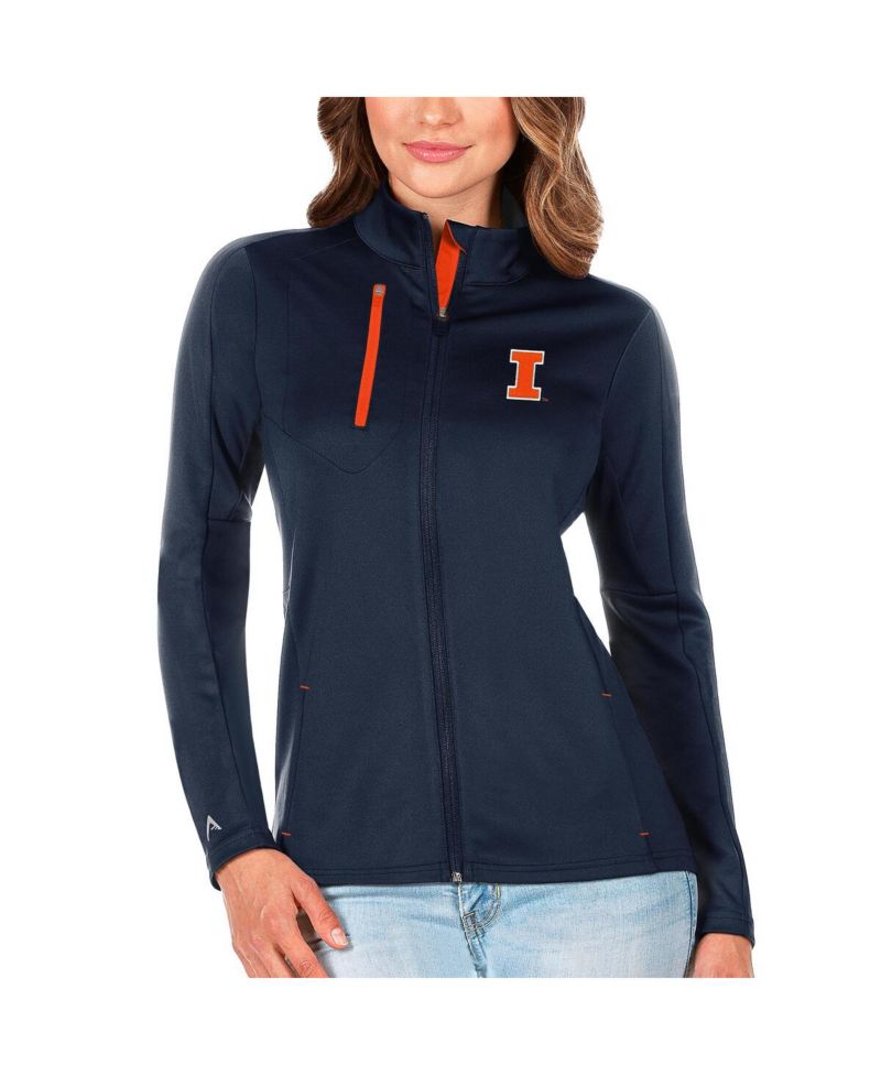Women's Navy/Orange Illinois Fighting Illini Generation Full-Zip Jacket
