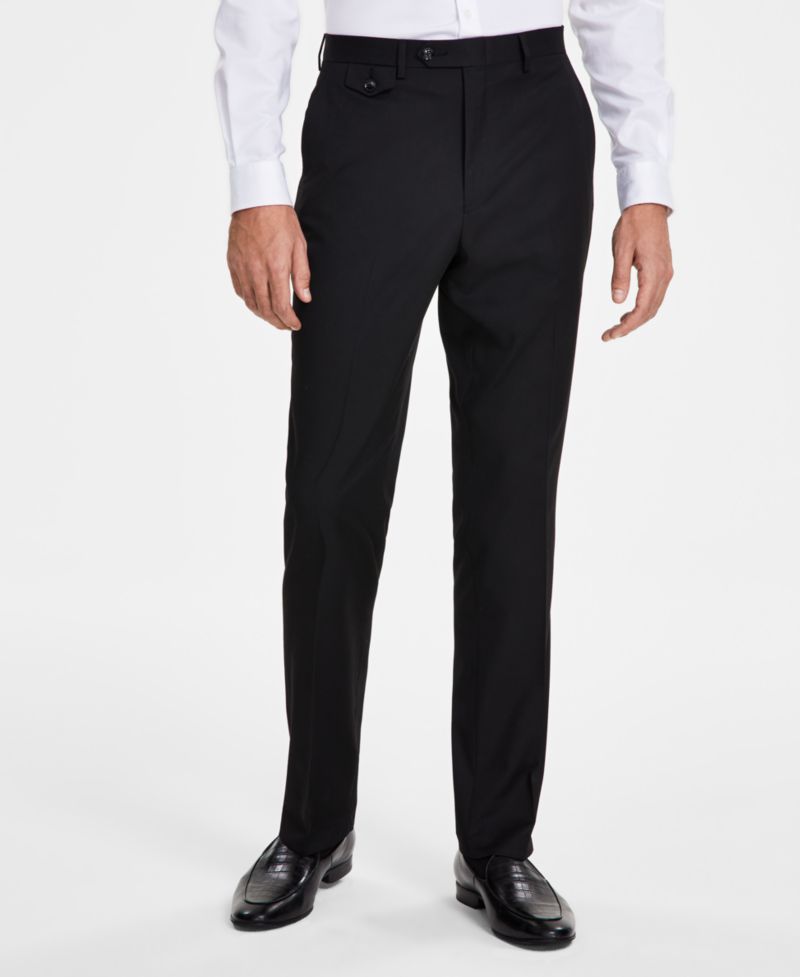 Men's Classic-Fit Solid Suit Pants