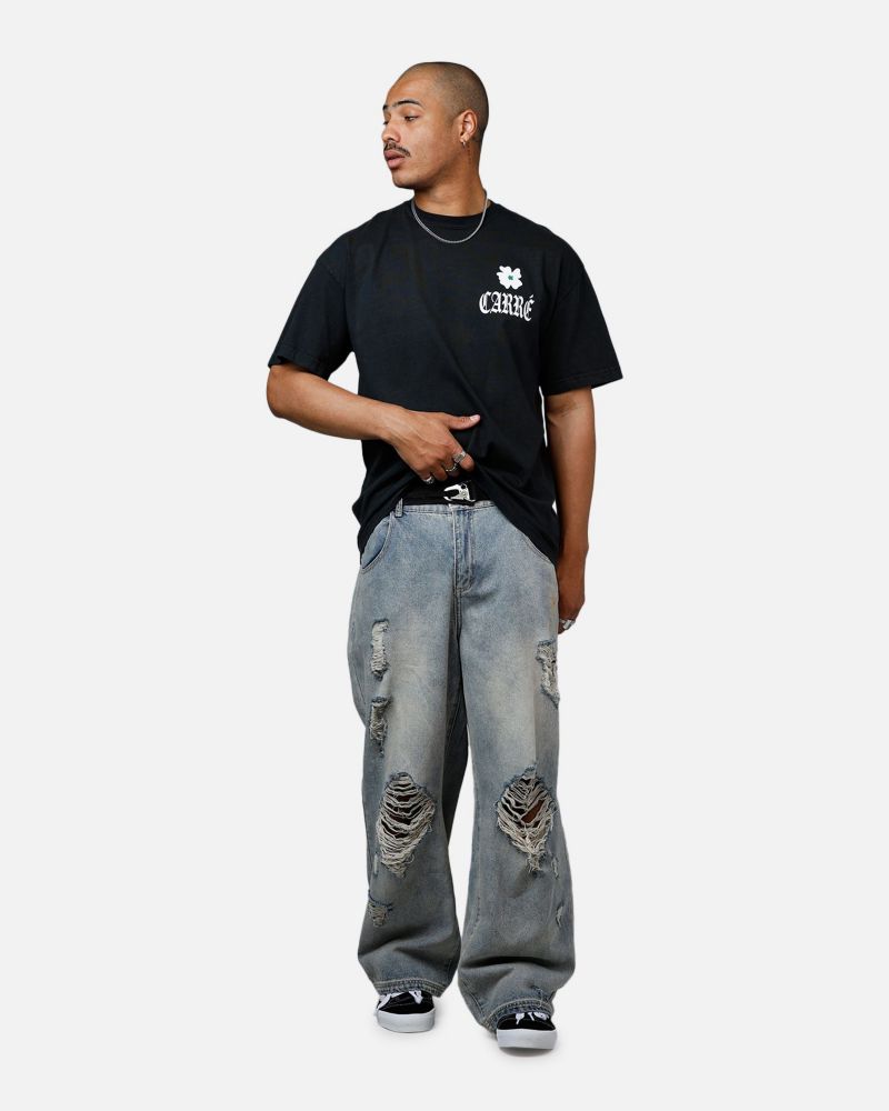 Men's Eternal Garden Heavyweight T-Shirt - Black Acidwash M