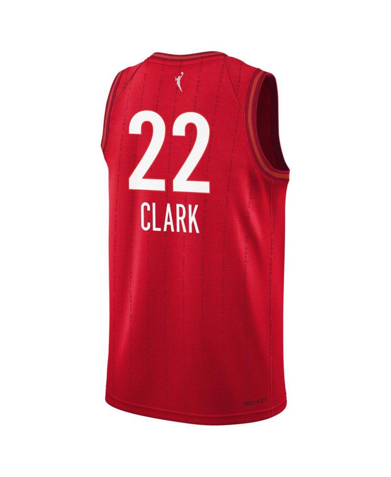 Big Boys and Girls Caitlin Clark Red Indiana Fever 2024 WNBA Draft Rebel Edition Victory Player Jersey