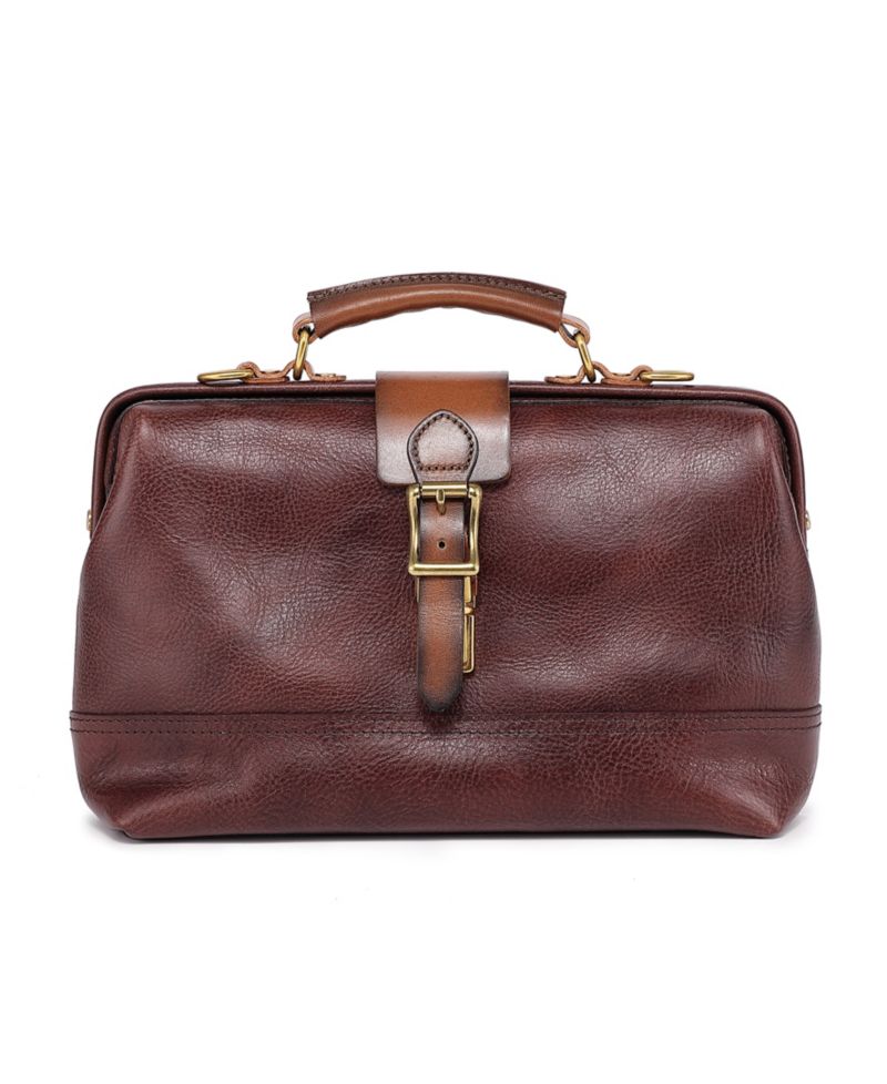 Doctor Small Leather Crossbody Satchel Bag