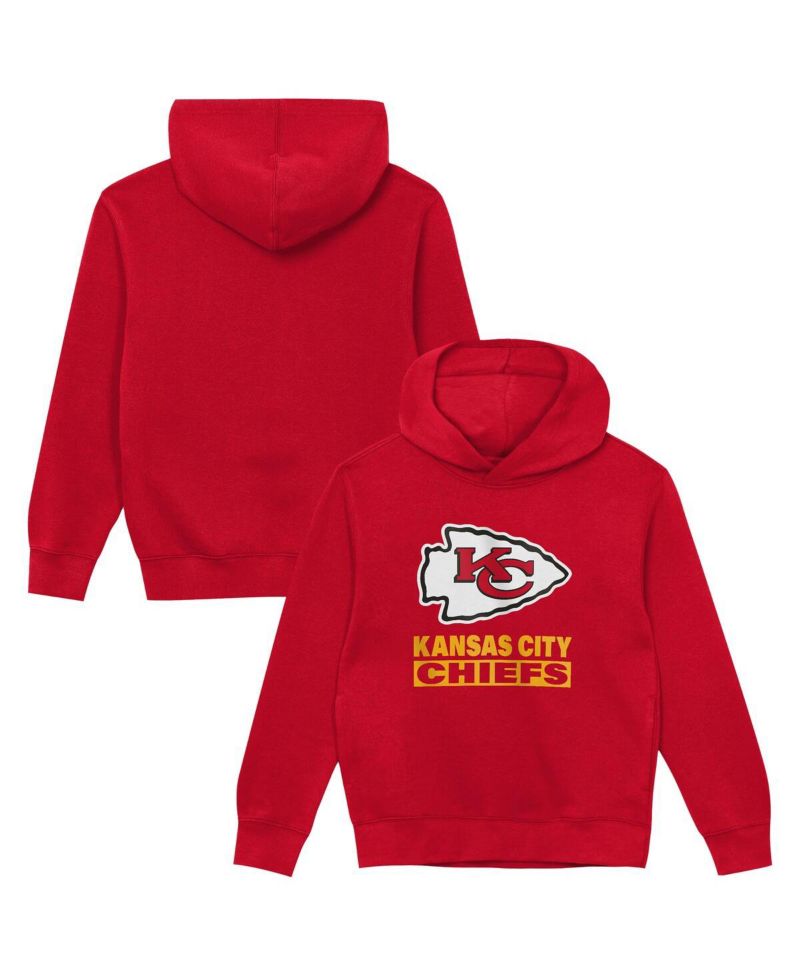Toddler Red Kansas City Chiefs Back to Basics Hoodie