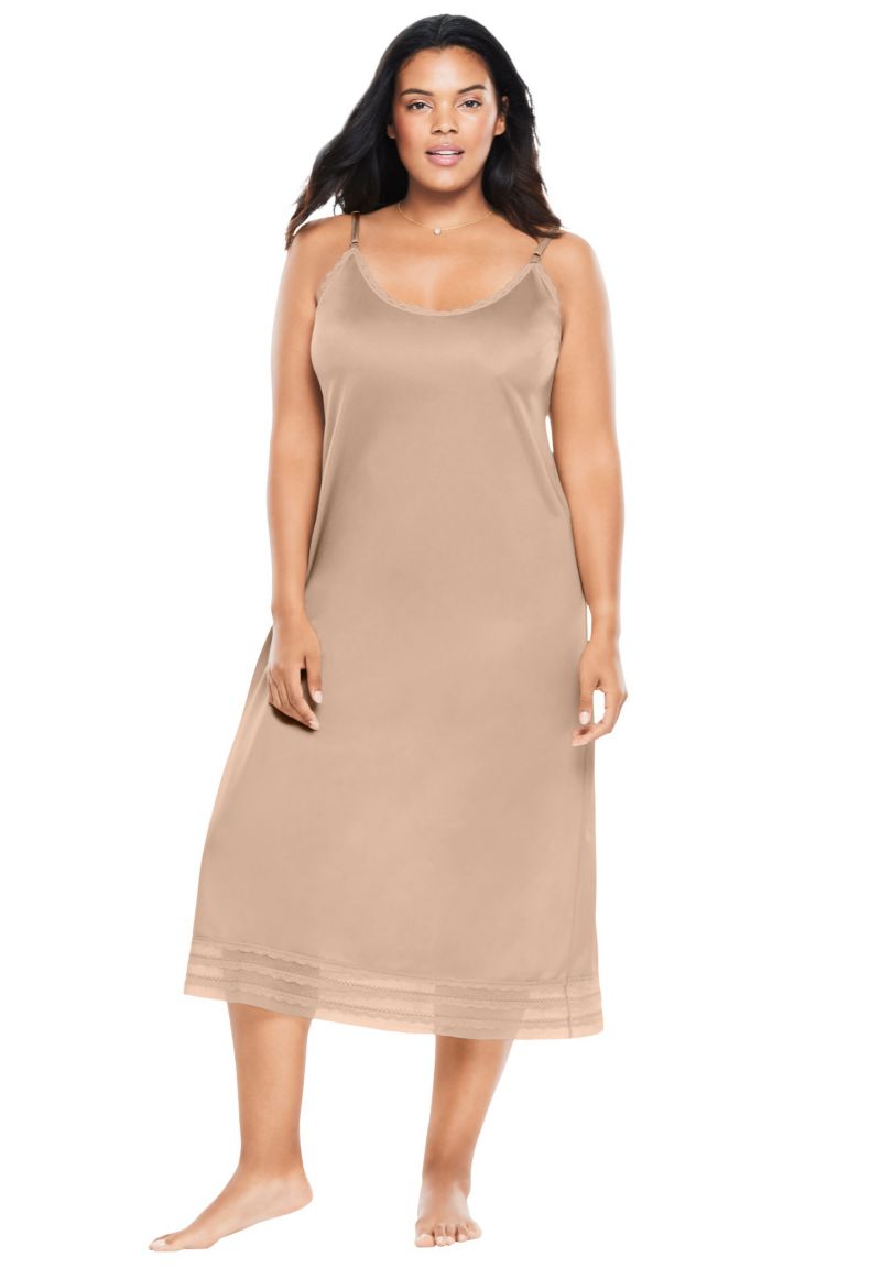 Women's Plus Size Full Slip Snip-To-Fit
