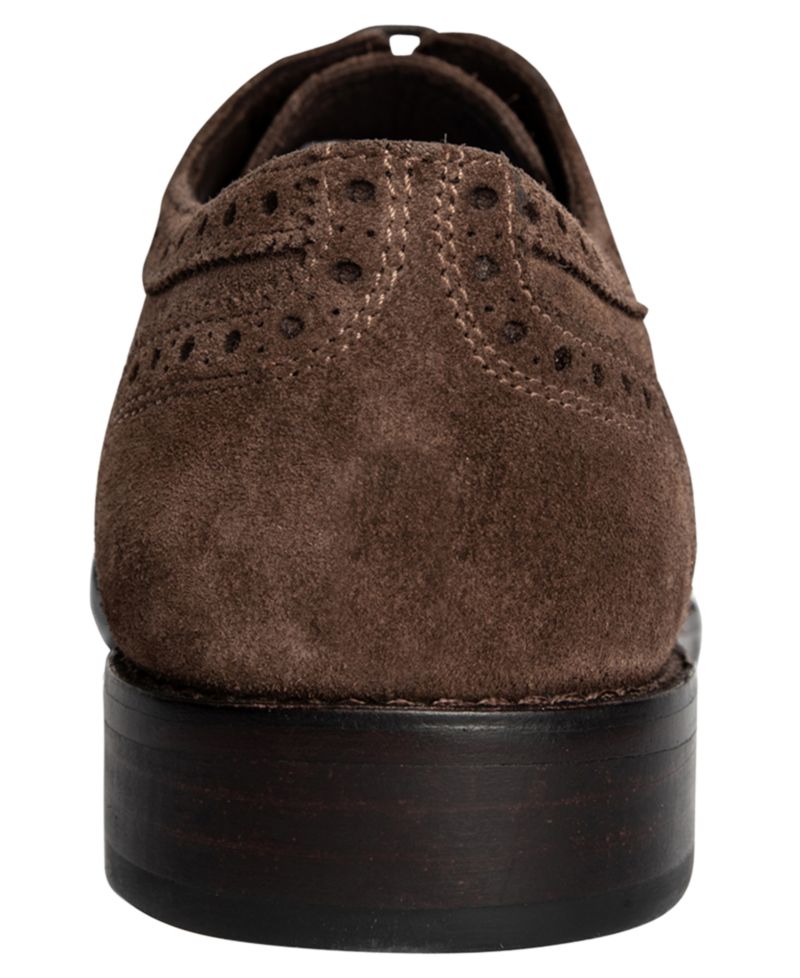 Men's Ford Quarter Brogue Oxford Leather Sole Dress Shoe