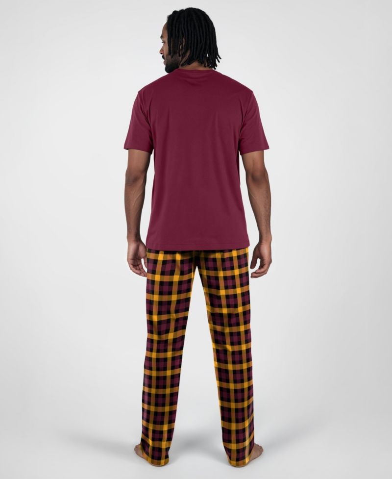 Men's Burgundy Washington Commanders Highland Sleep Set