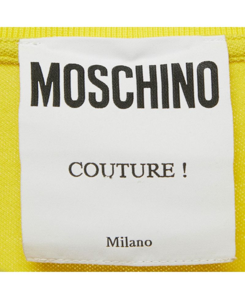 Men's Couture Yellow Cotton Pique Polo T-Shirt