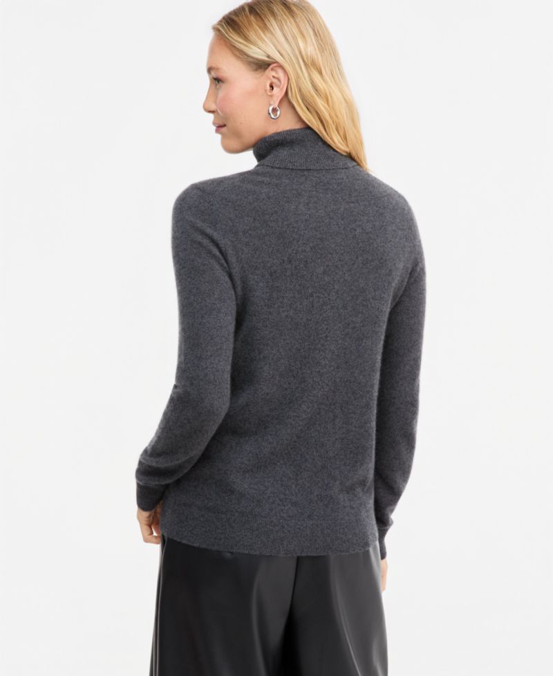 Petite Cashmere Turtleneck Sweater