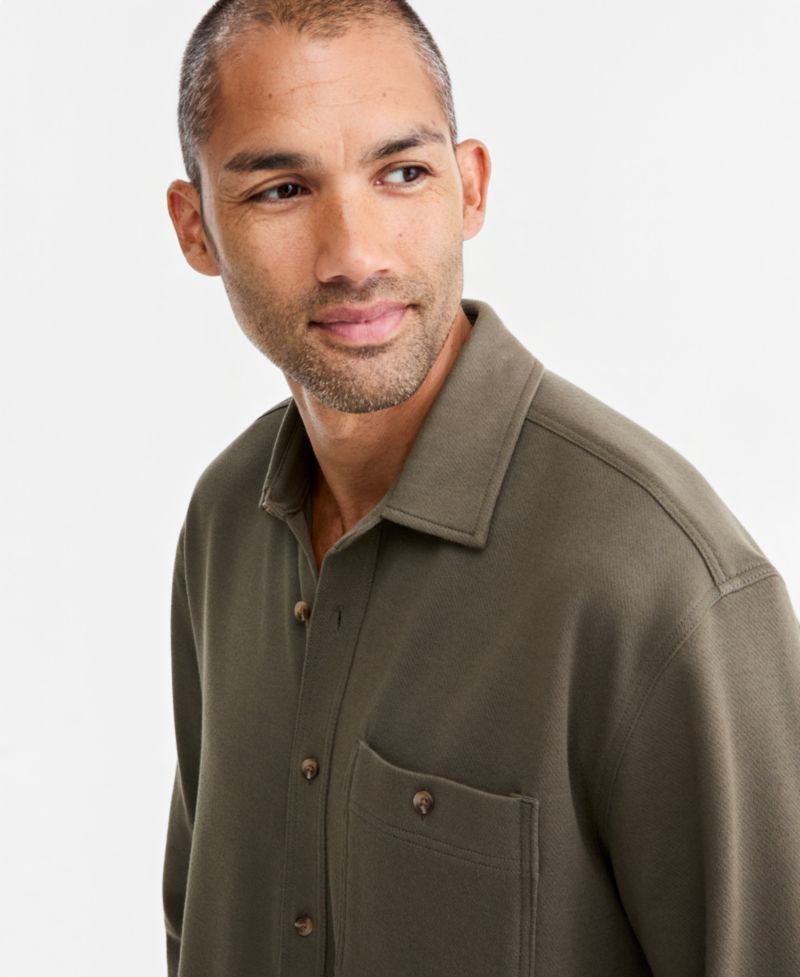 Men's Knit Long-Sleeve Shirt